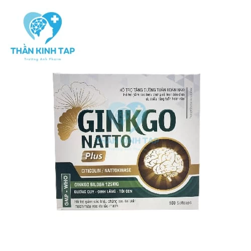 Ginkgo Natto Plus Vinaphar - Làm giảm nhức đầu, chóng mặt